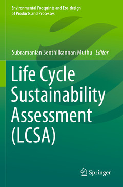 Couverture de l’ouvrage Life Cycle Sustainability Assessment (LCSA)