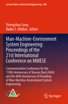 Cover of the book Man-Machine-Environment System Engineering: Proceedings of the 21st International Conference on MMESE