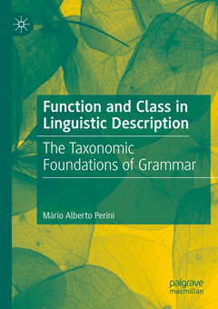Couverture de l’ouvrage Function and Class in Linguistic Description