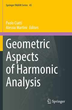 Couverture de l’ouvrage Geometric Aspects of Harmonic Analysis