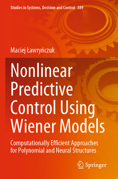 Couverture de l’ouvrage Nonlinear Predictive Control Using Wiener Models