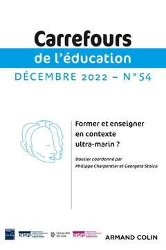 Couverture de l’ouvrage Carrefours de l'education n 54 (2/2022)