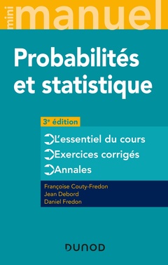 Couverture de l’ouvrage Mini Manuel - Probabilités et statistique - 3e éd.