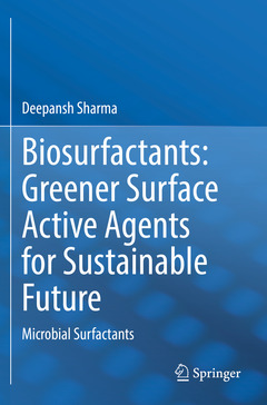 Cover of the book Biosurfactants: Greener Surface Active Agents for Sustainable Future