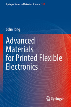 Couverture de l’ouvrage Advanced Materials for Printed Flexible Electronics