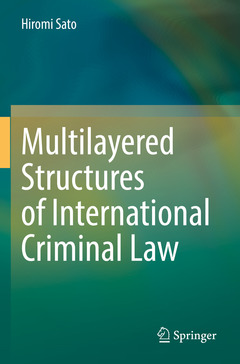 Couverture de l’ouvrage Multilayered Structures of International Criminal Law