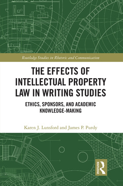 Cover of the book The Effects of Intellectual Property Law in Writing Studies