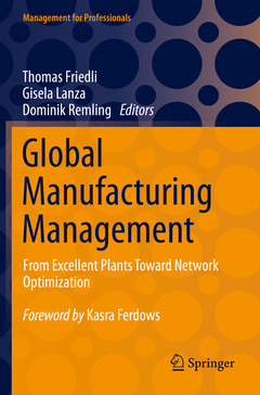 Couverture de l’ouvrage Global Manufacturing Management