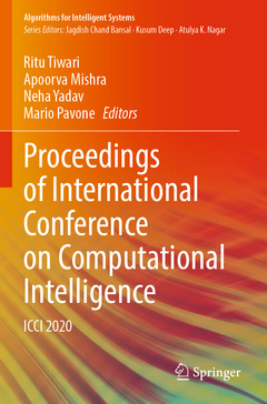 Couverture de l’ouvrage Proceedings of International Conference on Computational Intelligence