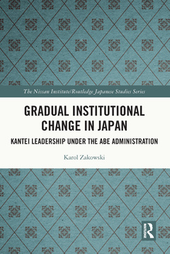Couverture de l’ouvrage Gradual Institutional Change in Japan