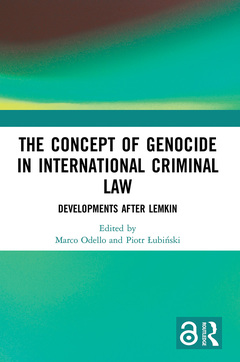 Couverture de l’ouvrage The Concept of Genocide in International Criminal Law