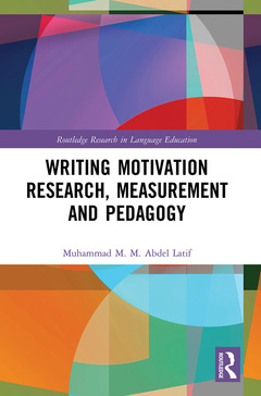Couverture de l’ouvrage Writing Motivation Research, Measurement and Pedagogy