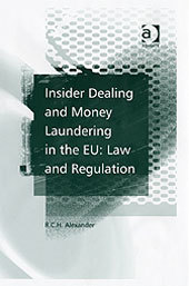 Cover of the book Insider Dealing and Money Laundering in the EU: Law and Regulation