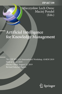 Couverture de l’ouvrage Artificial Intelligence for Knowledge Management