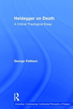 Couverture de l’ouvrage Heidegger on Death