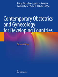 Couverture de l’ouvrage Contemporary Obstetrics and Gynecology for Developing Countries 
