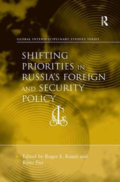 Couverture de l’ouvrage Shifting Priorities in Russia's Foreign and Security Policy