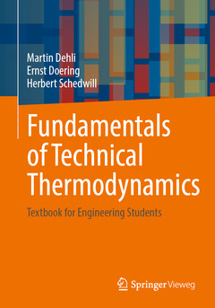 Couverture de l’ouvrage Fundamentals of Technical Thermodynamics