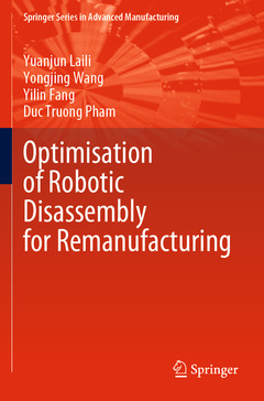 Cover of the book Optimisation of Robotic Disassembly for Remanufacturing