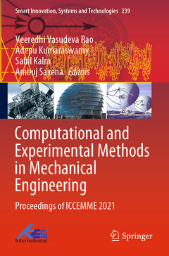 Couverture de l’ouvrage Computational and Experimental Methods in Mechanical Engineering
