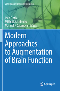 Couverture de l’ouvrage Modern Approaches to Augmentation of Brain Function