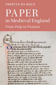 Couverture de l’ouvrage Paper in Medieval England