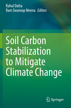 Couverture de l’ouvrage Soil Carbon Stabilization to Mitigate Climate Change