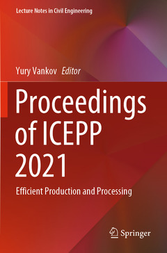 Couverture de l’ouvrage Proceedings of ICEPP 2021