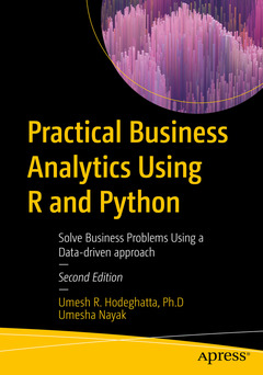 Couverture de l’ouvrage Practical Business Analytics Using R and Python