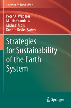 Couverture de l’ouvrage Strategies for Sustainability of the Earth System