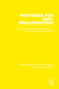 Couverture de l’ouvrage Postures for Non-Proliferation