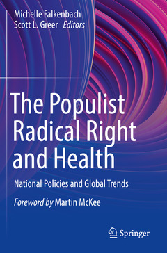 Couverture de l’ouvrage The Populist Radical Right and Health