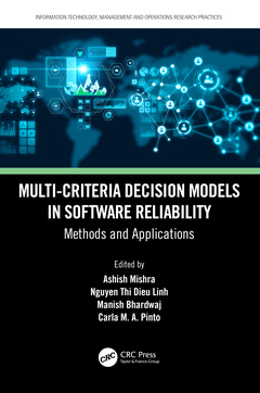 Couverture de l’ouvrage Multi-Criteria Decision Models in Software Reliability
