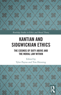 Couverture de l’ouvrage Kantian and Sidgwickian Ethics