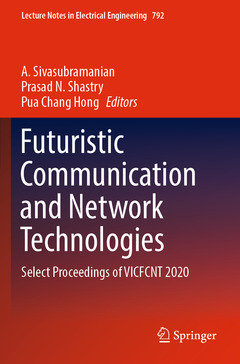 Couverture de l’ouvrage Futuristic Communication and Network Technologies