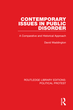 Couverture de l’ouvrage Contemporary Issues in Public Disorder