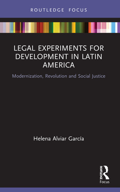 Couverture de l’ouvrage Legal Experiments for Development in Latin America
