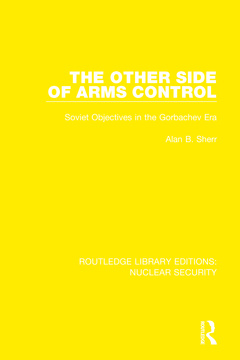 Couverture de l’ouvrage The Other Side of Arms Control
