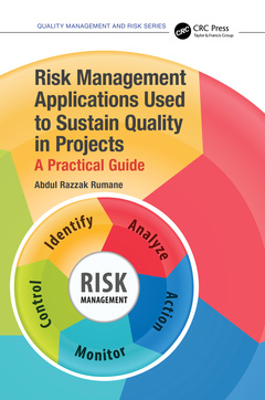 Couverture de l’ouvrage Risk Management Applications Used to Sustain Quality in Projects