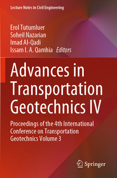Couverture de l’ouvrage Advances in Transportation Geotechnics IV