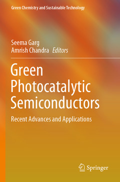 Couverture de l’ouvrage Green Photocatalytic Semiconductors