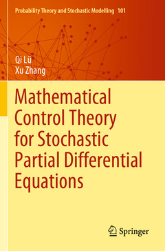 Couverture de l’ouvrage Mathematical Control Theory for Stochastic Partial Differential Equations