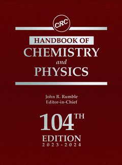 Cover of the book CRC Handbook of Chemistry and Physics