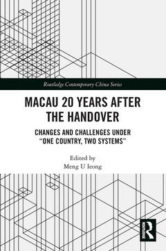 Couverture de l’ouvrage Macau 20 Years after the Handover