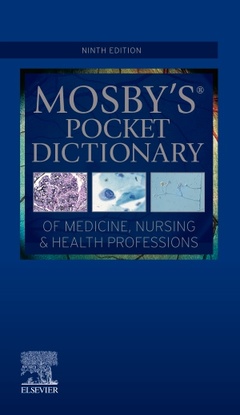 Couverture de l’ouvrage Mosby's Pocket Dictionary of Medicine, Nursing & Health Professions