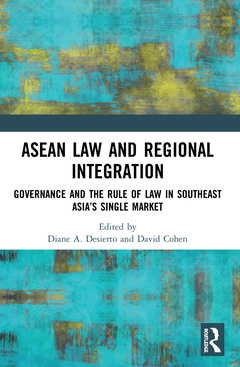 Couverture de l’ouvrage ASEAN Law and Regional Integration