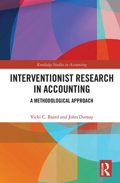Couverture de l’ouvrage Interventionist Research in Accounting