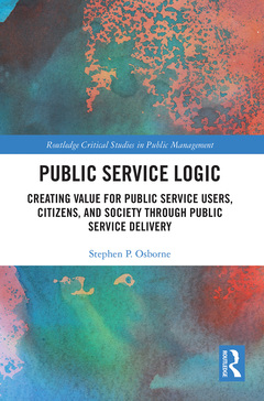 Couverture de l’ouvrage Public Service Logic
