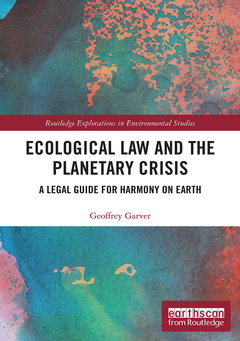 Couverture de l’ouvrage Ecological Law and the Planetary Crisis