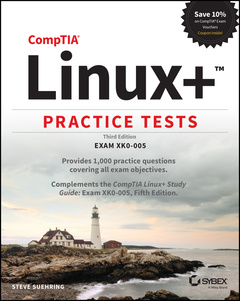 Couverture de l’ouvrage CompTIA Linux+ Practice Tests